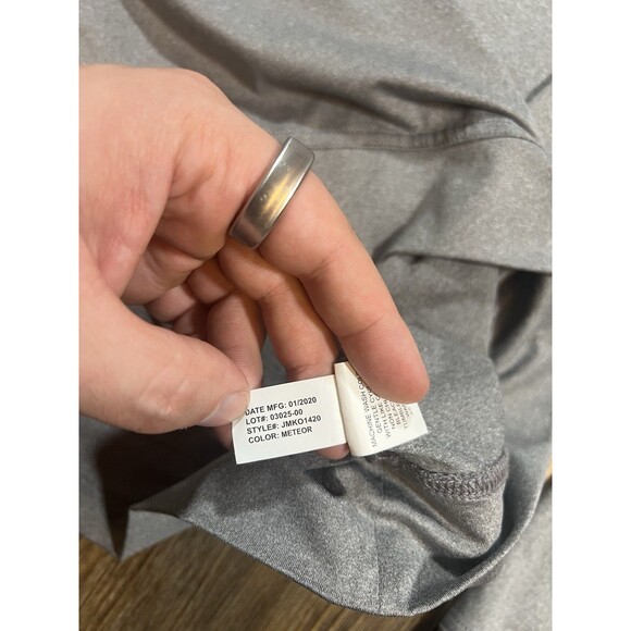 Johnnie-O Sweatshirt Mens Large Gray Flex Performance Quarter Zip 1/4 Golf Top - Picture 6 of 9